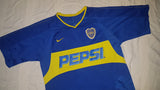 2003-04 Boca Juniors Home Shirt Size XL - Tevez #9 - Forever Football Shirts