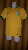 2006-07 Brazil Home Shirt Size Small - Forever Football Shirts