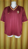 2000-02 Portugal Home Shirt Size Large - Forever Football Shirts