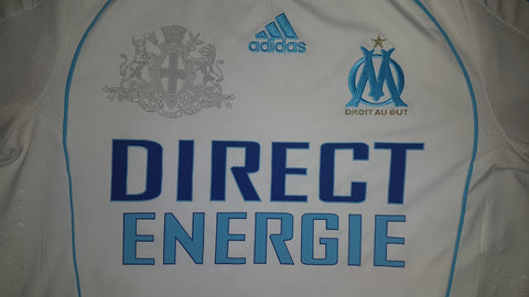 Camisa Olympique Marseille 2008/09 Uniforme 1 Benoît Cheyrou #7 Ligue 1 - Sr Futebol Camisa Olympique Marseille 2008/09 Uniforme 1 Benoît Cheyrou #7 Ligue 1 - Sr Futebol