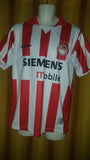 2004-05 Olympiacos Home Shirt Size Medium - Forever Football Shirts