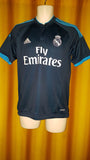 2015-16 Real Madrid 3rd Shirt Size Small - Forever Football Shirts
