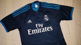 2015-16 Real Madrid 3rd Shirt Size Small - Forever Football Shirts