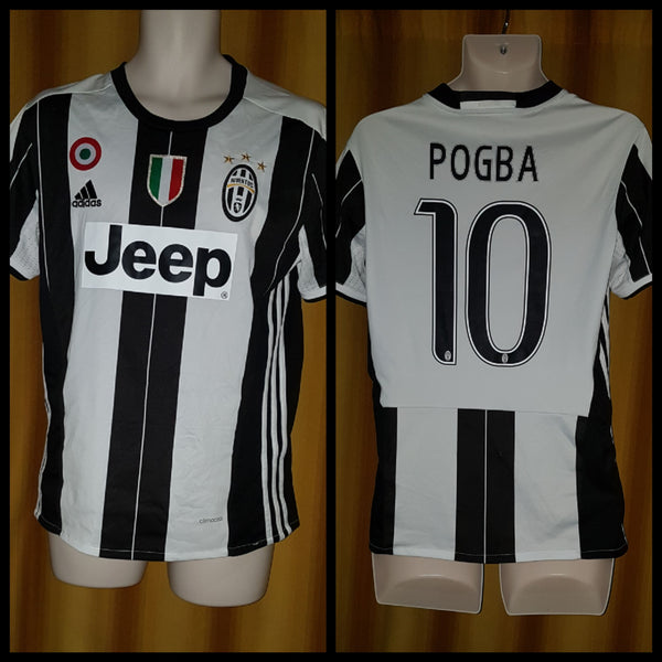 2016-17 Juventus Home Shirt Size Small - Pogba #10 – Forever