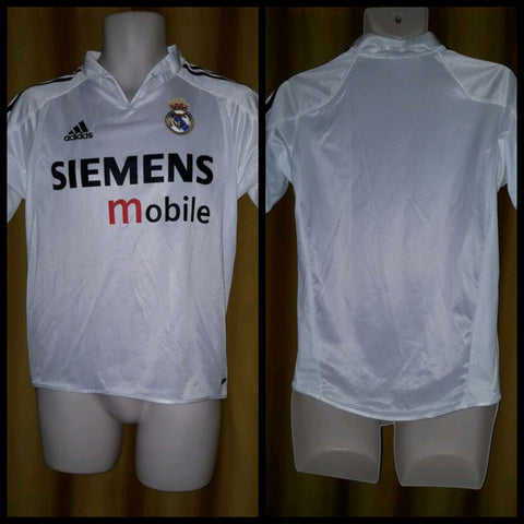 2004-05 Real Madrid Home Shirt Size 32-34 - Forever Football Shirts