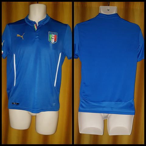 2014-15 Italy Home Shirt Size 32-34 - Forever Football Shirts