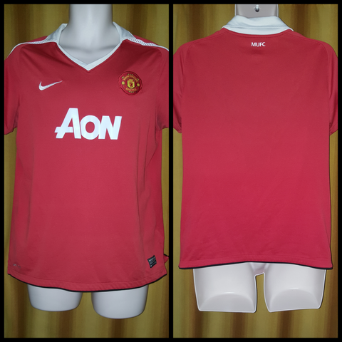 2010-11 Manchester United Home Shirt Size Medium - Forever Football Shirts