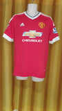 2015-16 Manchester United Home Shirt Size Medium - Carrick #16