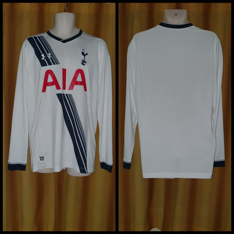 2015-16 Tottenham Hotspur Home Shirt Size Large (Long Sleeve)