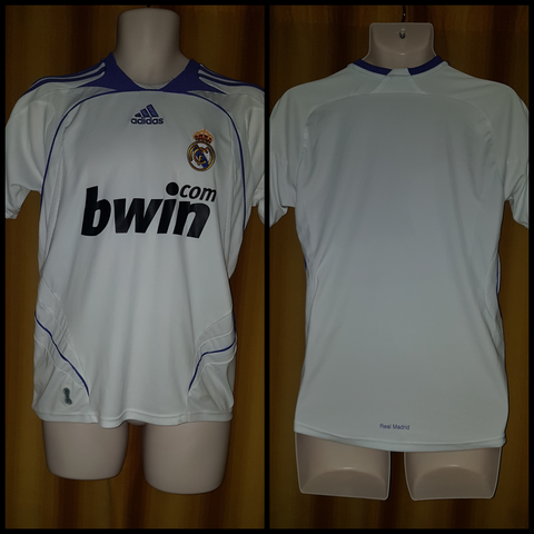 2007-08 Real Madrid Home Shirt Size 32-34 - Forever Football Shirts