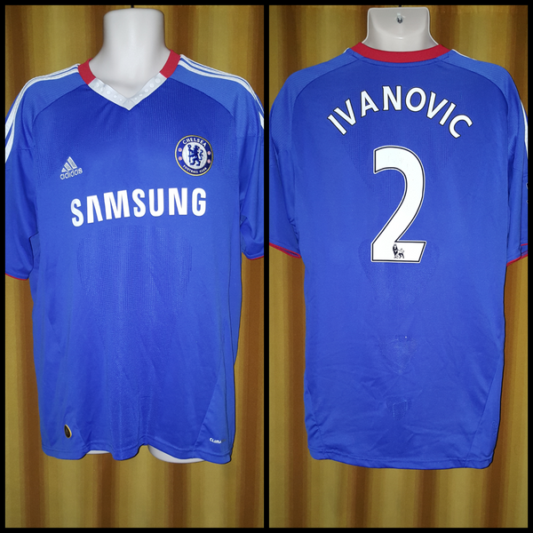 2010-11 Chelsea Home Shirt Size Large - Ivanovic #2 – Forever
