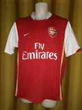 2006-08 Arsenal Home Shirt Size Medium - Fabregas #4 - Forever Football Shirts