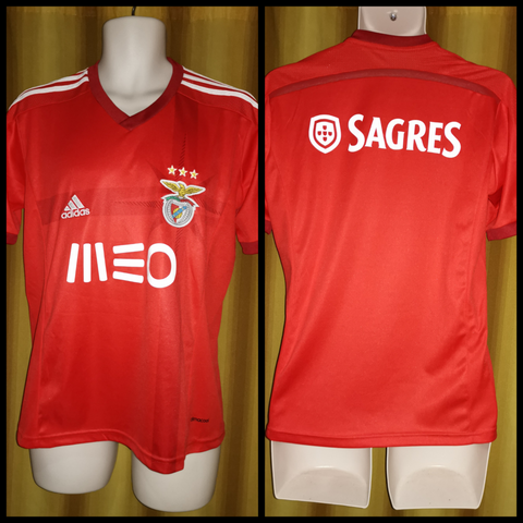2014-15 Benfica Home Shirt Size Small - Forever Football Shirts