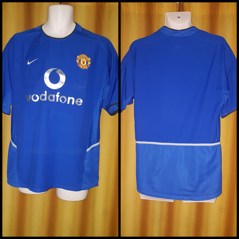 2002-03 Manchester United 3rd Shirt Size Medium - Forever Football Shirts