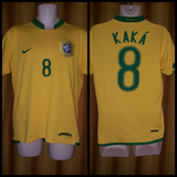 2006-07 Brazil Home Shirt Size Medium - Kaka #8 - Forever Football Shirts