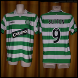 2004-05 Celtic Home Shirt Size Medium - Sutton #9 - Forever Football Shirts
