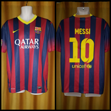 2013-14 Barcelona Home Shirt Size Large - Messi #10 - Forever Football Shirts