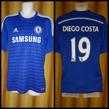2014-15 Chelsea Home Shirt Size Medium – Diego Costa #19 - Forever Football Shirts