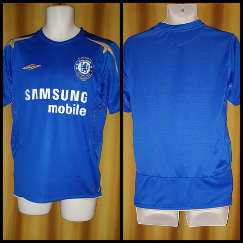 2005-06 Chelsea Home Shirt Size Small - Forever Football Shirts