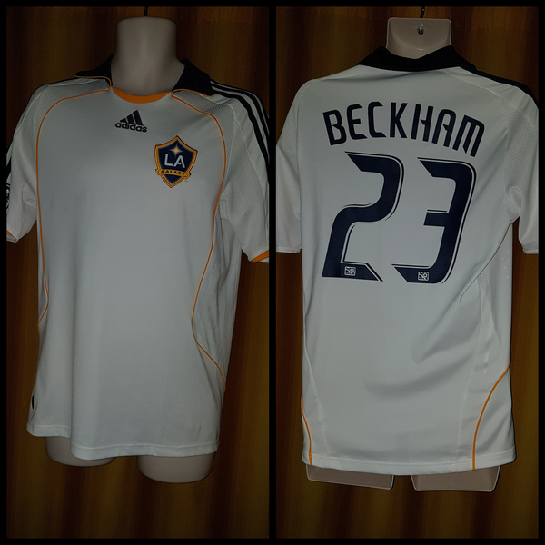 Beckham LA Galaxy Training Shirt Longsleeves Size Large - YFS - Your  Football Shirt