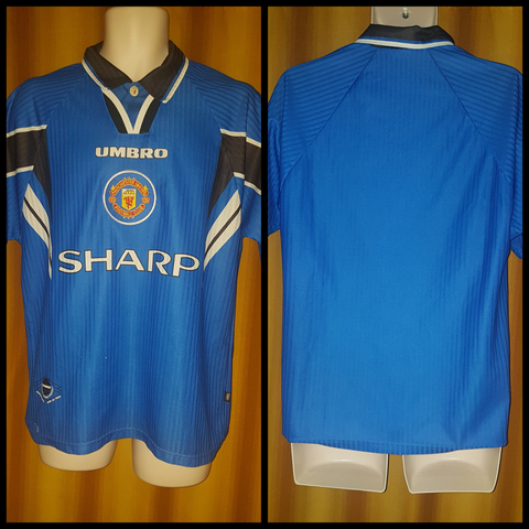 1996-98 Manchester United 3rd Shirt Size Medium - Forever Football Shirts