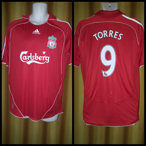 2006-08 Liverpool Home Shirt Size Medium - Torres #9 – Forever Football  Shirts