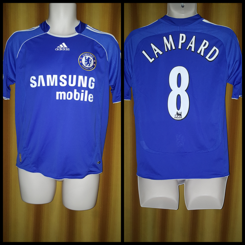 2006-08 Chelsea Home Shirt Size Small - Lampard #8 - Forever Football Shirts