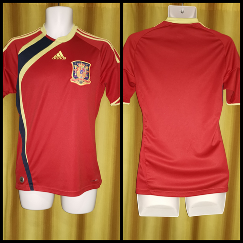 2009 Spain Home Shirt Size Small