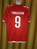 2018-19 Denmark Home Shirt Size Extra Large - Tomasson #9