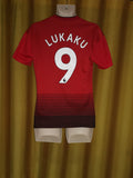 2018-19 Manchester United Home Shirt Size Small - Lukaku #9