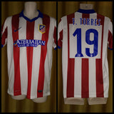 2014-15 Atletico Madrid Home Shirt Size Medium - F. Torres #19