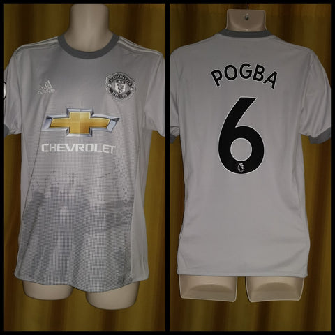 2017-18 Manchester United 3rd Shirt Size Small - Pogba #6