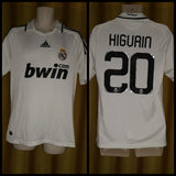 2008-09 Real Madrid Home Shirt Size Medium – Higuain #20