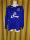 2007-08 Everton Home Shirt Size Extra Large (Long Sleeve)