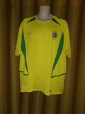 2002-03 Brazil Home Shirt Size Extra Large