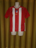 2005-06 Atletico Madrid Home Shirt Size XL Boys