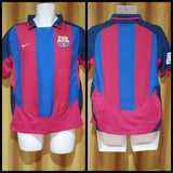 2003-04 Barcelona Home Shirt Size Small