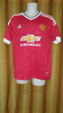 2015-16 Manchester United Home Shirt Size Large - Memphis #7