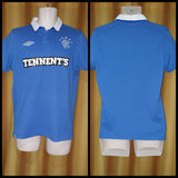 2010-11 Rangers Home Shirt Size Small