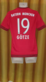2015-16 Bayern Munich Home Shirt Size Small - Gotze #19