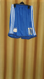 2013-14 Argentina Away Shorts Size Medium - #10