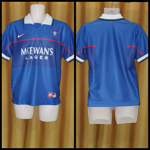 1997-99 Rangers Home Shirt & Shorts Kit (BABY)