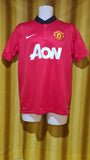 2013-14 Manchester United Home Shirt Size Large - Best #7