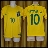 2016-17 Brazil Home Shirt Size Medium - Neymar Jr #10