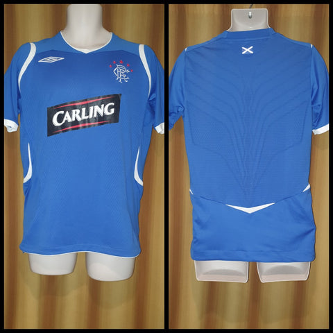 2008-09 Rangers Home Shirt Size Small