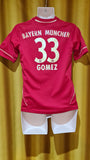 2011-13 Bayern Munich Home Shirt Size 13-14 Yes - Gomez #33