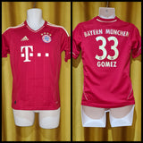 2011-13 Bayern Munich Home Shirt Size 13-14 Yes - Gomez #33