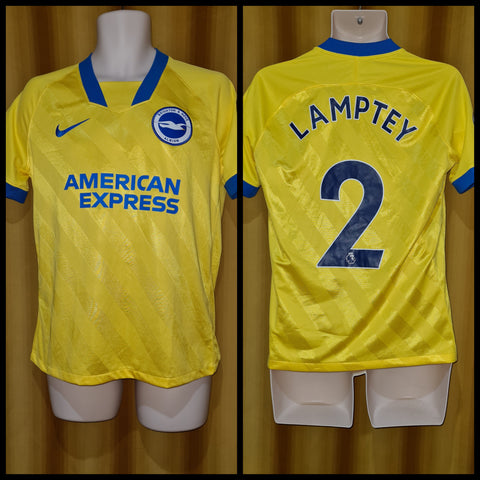 2020-21 Brighton and Hove Albion Away Shirt Size Medium - Lamptey #2