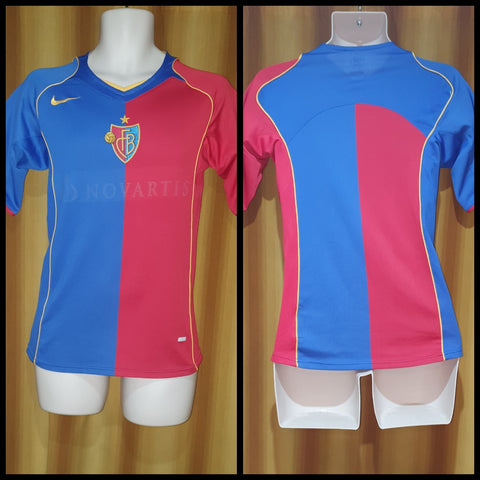 2004-06 FC Basel Home Shirt Size Extra Small