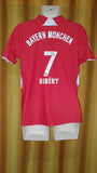 2007-09 Bayern Munich Home Shirt Size Medium - Ribery #7